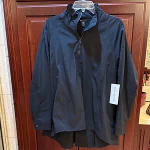 Athleta Women's Black advantage poplin Top / Jacket